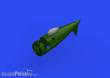 Eduard Accessories 648756 - 1:48 F4F 42gal ventral drop tank PRINT for EDUARD