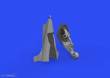 Eduard Accessories 648787 - 1:48 A6M3 tailwheel PRINT for EDUARD