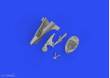 Eduard Accessories 648787 - 1:48 A6M3 tailwheel PRINT for EDUARD