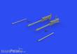 Eduard Accessories 648788 - 1:48 A6M3 cannon barrels & cockpit guns PRINT for EDUARD