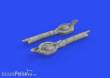 Eduard Accessories 648791 - 1:48 P-38J superchargers PRINT for TAMIYA