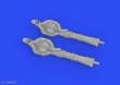 Eduard Accessories 648791 - 1:48 P-38J superchargers PRINT for TAMIYA