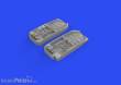 Eduard Accessories 648798 - 1:48 F6F wheel bays PRINT for EDUARD