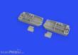 Eduard Accessories 648798 - 1:48 F6F wheel bays PRINT for EDUARD