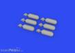 Eduard Accessories 648809 - 1:48 WWII USAAF oxygen cylinder A-6 PRINT for