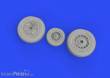 Eduard Accessories 648814 - 1:48 Buccaneer S.2C/D wheels for AIRFIX