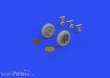Eduard Accessories 648816 - 1:48 F4F-4 wheels late for EDUARD