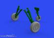 Eduard Accessories 648822 - 1:48 F-16A MLU wheels for KINETIC