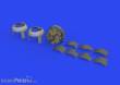 Eduard Accessories 648825 - 1:48 F4F-3 engine mid PRINT 1/48 EDUARD