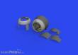 Eduard Accessories 648825 - 1:48 F4F-3 engine mid PRINT 1/48 EDUARD