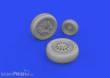 Eduard Accessories 648833 - 1:48 F-16C wheels late 1/48 for KINETIC