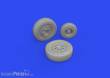 Eduard Accessories 648839 - 1:48 F-35A wheels 1/48 TAMIYA