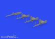 Eduard Accessories 648840 - 1:48 Beaufort Mk.I guns PRINT 1/48 ICM