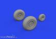 Eduard Accessories 648863 - 1:48 B-25J wheels 1/48 HKM
