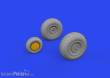 Eduard Accessories 648863 - 1:48 B-25J wheels 1/48 HKM