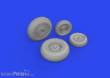 Eduard Accessories 648864 - 1:48 Mi-8MT wheels 1/48 ZVEZDA