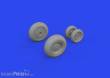 Eduard Accessories 648864 - 1:48 Mi-8MT wheels 1/48 ZVEZDA