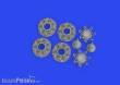 Eduard Accessories 648870 - 1:48 B-25J engines PRINT 1/48 HKM