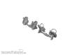 Eduard Accessories 648873 - 1/48 Bf 109E rudder pedals early 1/48