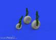 Eduard Accessories 648879 - 1:48 Do 335A wheels 1/48 TAMIYA