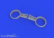 Eduard Accessories 648880 - 1:48 Bf 109F wheel bays rounded PRINT 1/48 EDUARD