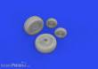 Eduard Accessories 648882 - 1:48 F-4E wheels 1/48 MENG
