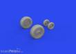 Eduard Accessories 648882 - 1:48 F-4E wheels 1/48 MENG