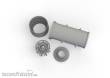 Eduard Accessories 648892 - 1:48 F-104A/C exhaust nozzle PRINT 1/48 KINETIC / EDUARD