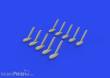 Eduard Accessories 648894 - 1:48 Bf 109 balance weights PRINT 1/48 EDUARD