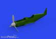 Eduard Accessories 648903 - 1:48 Bf 109K-4 propeller PRINT 1/48 EDUARD