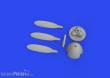 Eduard Accessories 648903 - 1:48 Bf 109K-4 propeller PRINT 1/48 EDUARD
