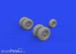 Eduard Accessories 648930 - 1/48 Sea King wheels 1/48 AIRFIX