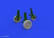 Eduard Accessories 648934 - 1:48 J-35 Draken wheels Type 1 1/48 HASEGAWA