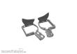 Eduard Accessories 648954 - 1/48 Bf 109K-4 wheel bays PRINT 1/48