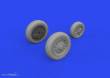 Eduard Accessories 648968 - 1:48 J-35 Draken wheels Type 2 1/48 HASEGAWA