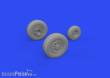 Eduard Accessories 648978 - 1:48 F-35B wheels 1/48 TAMIYA