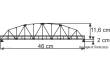 Kibri 39700 - Spur H0 Stahlbogenbrücke, eingleisig