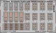 Eduard Accessories 73037 - Seatbelts Luftwaffe WWII bombers STEEL in 1:72