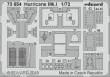Eduard Accessories 73654 - Hurricane Mk.I for Arma Hobby in 1:72