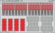 Eduard Accessories 73812 - 1/72 AC-130J cargo seatbelts 1/72 ZVEZDA