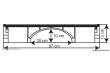 Kibri 39740 - Spur H0 Spannbeton-Bogenbrücke, eingleisig