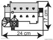 Kibri 39766 - Spur H0 Kirche mit Mauer aus dem Westerwald