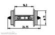 Roco 40186 - Widerstands-Radsatz