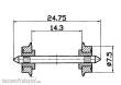 Roco 40189 - DC-NEM-Normradsatz