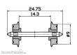 Roco 40197 - DC-NEM-Normradsatz