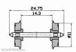 Roco 40199 - DC-NEM-Normradsatz