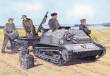 Mirage Hobby 35515 - Tankette TKS/MG 15 mit Universal Transportanhänger