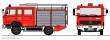 Loewe 4063 - MERCEDES BENZ 917 (LN2) - LF 8/6 - Fw. Stadt Essen - H0