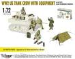 Mirage Hobby 720003 - 1:72 WW2 US TANK CREW WITH EQUIPMENT for M8 SCOTT & other US MOTORISED HOWITZERS