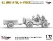 Mirage Hobby 720012 - U.S. ARMY 1?4?TON, 4×4 TRUCK